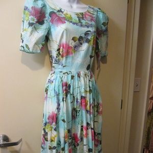 Cotton Tie Dyed DRESS, SZ 3/4,  NWT